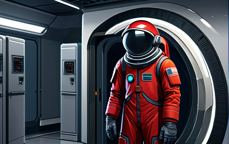 어몽어스 빨강 캐릭터의 이미지 - Suspicion and Shadows**

"A group of diverse crewmates in 'Among Us' style spacesuits, standing in a...