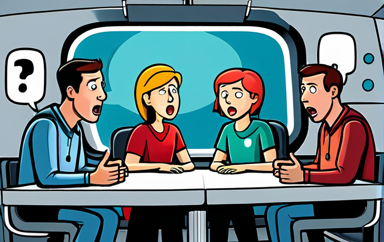 어몽어스 빨강 캐릭터의 이미지 - Red's Dilemma**

"A lone 'Among Us' character in a red spacesuit, looking conflicted. They are stand...